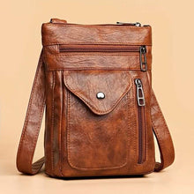 Load image into Gallery viewer, Women's Vintage-Style PVC Leather Crossbody Bag

