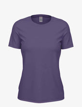 Load image into Gallery viewer, Ladies Crew Tee Red Heather Short Sleeve

