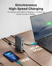 Load image into Gallery viewer, Anker 575 USB-C Docking Station 13-in-1 - Triple Monitor Dock with 85W Laptop Charging
