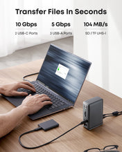 Load image into Gallery viewer, Anker 575 USB-C Docking Station 13-in-1 - Triple Monitor Dock with 85W Laptop Charging
