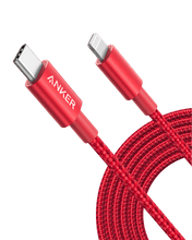 Load image into Gallery viewer, Anker 331 USB-C to Lightning Cable - MFi Certified, Nylon Braided, Fast Charging for iPhone (1ft, 6ft, 10ft)
