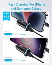 Load image into Gallery viewer, Anker 323 Car Charger 52.5W USB C USB A Cable Bundle New
