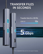 Load image into Gallery viewer, Anker 543 6 in 1 USB C Hub Slim Multiport Adapter Shop Now
