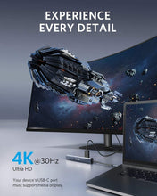 Load image into Gallery viewer, Anker 543 USB C Hub 6 in 1 Slim Laptop Adapter Premium
