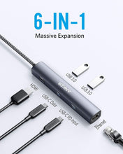 Load image into Gallery viewer, Anker 543 USB C Hub 6 in 1 Slim Multiport Adapter New
