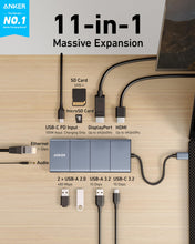 Load image into Gallery viewer, Anker 565 USB C Hub 11 in 1 Dual Monitor Docking Station
