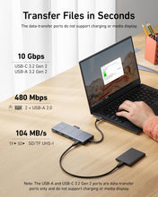 Load image into Gallery viewer, Anker 565 USB C Hub Dual Monitor Dock 100W PD Premium
