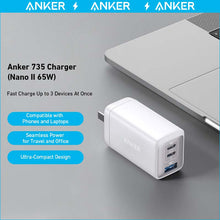Load image into Gallery viewer, Anker 735 Nano II 65W Charger 2 Pack USB C Fast Charger New
