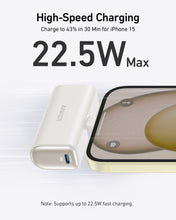 Load image into Gallery viewer, Anker Nano Power Bank 22.5W USB C Built In Cable Ready to Ship
