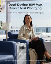 Load image into Gallery viewer, Anker Nano Shell White retractable charger gift for travelers
