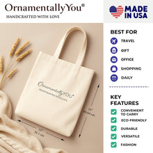 Load image into Gallery viewer, Spooky Summer Skeleton Tote Bag, Snarky Halloween Gift Shopper for Coffee and Horror Fanatics
