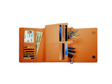 Load image into Gallery viewer, Beautiful rust color with gold hardware. Very classy
