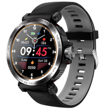 Load image into Gallery viewer, Black smart watch 280mAh 25 day standby fitness tracker purchase
