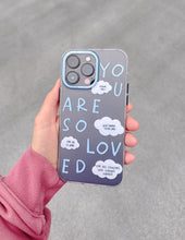 Load image into Gallery viewer, Blue You Are So Loved Frosted iPhone Case
