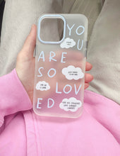 Load image into Gallery viewer, Blue You Are So Loved Frosted iPhone Case
