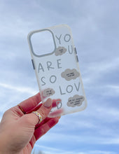 Load image into Gallery viewer, Blue You Are So Loved Frosted iPhone Case
