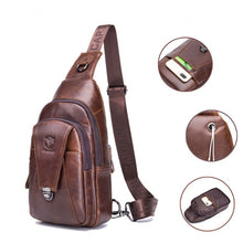 Load image into Gallery viewer, Buy mens genuine leather crossbody bag
