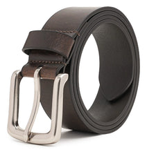 Load image into Gallery viewer, Classic Version Men's Genuine Leather Belt Black Formal Business Waist Belt
