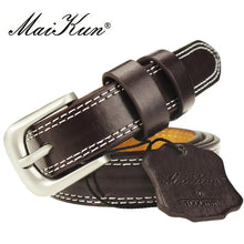 Load image into Gallery viewer, Coffee Brown Leather Belt

