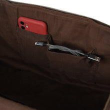 Load image into Gallery viewer, Cohen Vintage Buffalo Leather Travel Duffel Full Grain Weekender Bag Authentic

