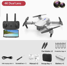 Load image into Gallery viewer, E88 drone with two batteries
