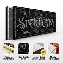 Load image into Gallery viewer, The Witch's Speakeasy Bar Halloween Sign
