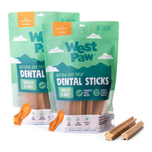 Load image into Gallery viewer, Natural Dental Sticks for Dogs - Large, Parsley &amp; Mint
