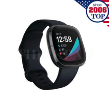 Load image into Gallery viewer, Fitbit Sense Health Fitness Smartwatch Activity Tracker Black Gray White Buy Now
