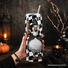 Load image into Gallery viewer, Haunting Honkers Goose 20oz Personalized Tumbler With Lid and Stainless Steel Straw, Funny Halloween Costumes Gift Cup
