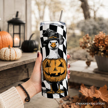 Load image into Gallery viewer, Haunting Honkers Goose 20oz Personalized Tumbler With Lid and Stainless Steel Straw, Funny Halloween Costumes Gift Cup
