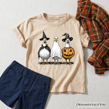 Load image into Gallery viewer, Kids Haunting Honkers Goose T-Shirt, Funny Halloween Costumes Tee for Youth
