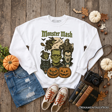 Load image into Gallery viewer, Monster Mash Classic Sweatshirt, Halloween Monsters Sweater for The Spooky Season
