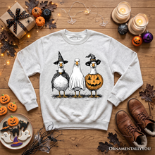 Load image into Gallery viewer, Haunting Honkers Goose Sweatshirt, Funny Halloween Costumes Sweater
