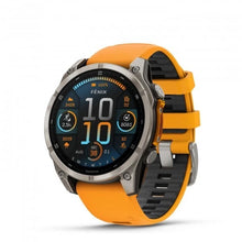 Load image into Gallery viewer, Garmin fēnix 8 47mm Sapphire Titanium Spark Orange GPS Smartwatch Buy Now
