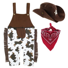Load image into Gallery viewer, Toddler Cowboy Costume for Boys – Western Halloween Outfit
