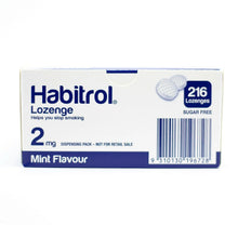 Load image into Gallery viewer, Habitrol 2mg Nicotine Lozenges Mint 216 Count Smoking Cessation New
