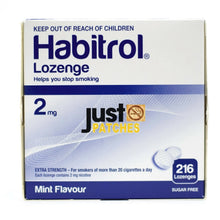 Load image into Gallery viewer, Habitrol Nicotine Lozenge 2mg Mint 216 Pieces Quit Smoking New Box
