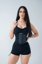 Load image into Gallery viewer, High compression waist trainer with triple-row hook closure
