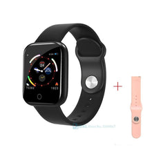 Load image into Gallery viewer, I5 black silicone smart watch sleep tracker android ios purchase
