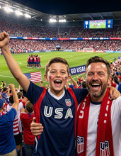 Load image into Gallery viewer, Icon Sports USA soccer jersey blue red white
