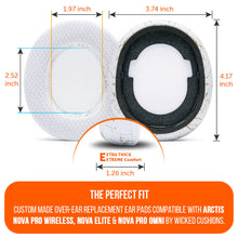 Load image into Gallery viewer, Arctis Nova Pro Wireless, Nova Elite &amp; Nova Pro Omni Earpads - WC FreeZe Cooling Gel
