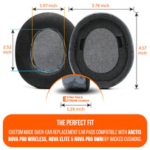 Load image into Gallery viewer, Arctis Nova Pro Wireless, Nova Elite &amp; Nova Pro Omni Earpads - WC FreeZe Cooling Gel
