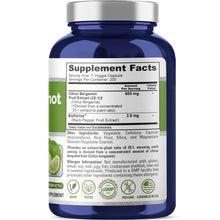Load image into Gallery viewer, NusaPure Citrus Bergamot Extract – 200 Vegan Capsules
