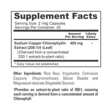 Load image into Gallery viewer, NusaPure Chlorophyll 400 mg – 60 Vegan Chlorophyllin Capsules
