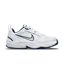 Load image into Gallery viewer, Nike Air Monarch IV Men's White Blue Leather Walking Sneakers 4E Best Deal
