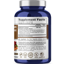 Load image into Gallery viewer, NusaPure Berberine with Ceylon Cinnamon 250 mg – 180 Capsules
