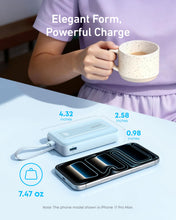 Load image into Gallery viewer, Anker Zolo Power Bank (10K, 30W) with Built-in USB-C Cable
