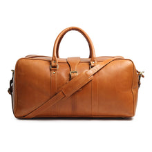 Load image into Gallery viewer, Port Blair Buffalo Leather Weekender Duffle Bag 21 Inch Carry On Travel Bag
