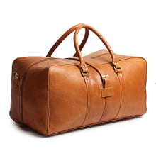 Load image into Gallery viewer, Port Blair Handmade Buffalo Leather Travel Duffle Bag 21 Inch Carry On Luggage
