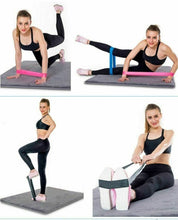 Load image into Gallery viewer, Portable loop resistance bands set with organizer bag for home and gym workout
